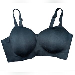 Smooth Support Molded-Cup Black Bra